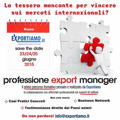 Primo Corso in Export Manager 