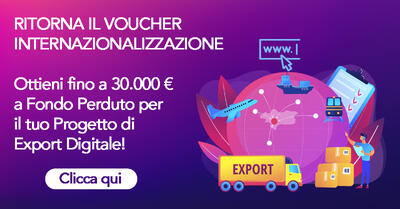 Voucher Export Digitale: ecco come Ottenere fino a 30.000 euro a Fondo Perduto 