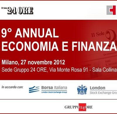 9° ANNUAL ECONOMIA E FINANZA