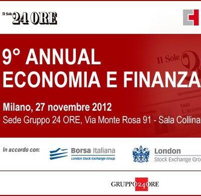 9° ANNUAL ECONOMIA E FINANZA 